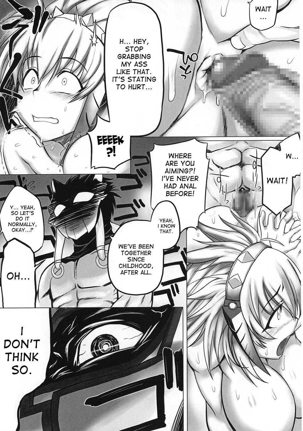 Hentai Manga Comic-Monhan P3 Hon Hitou Konyoku Dosu Mellon Ban-Read-21
